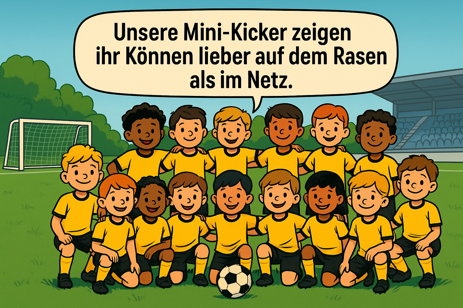 F-Jugend Mannschaft